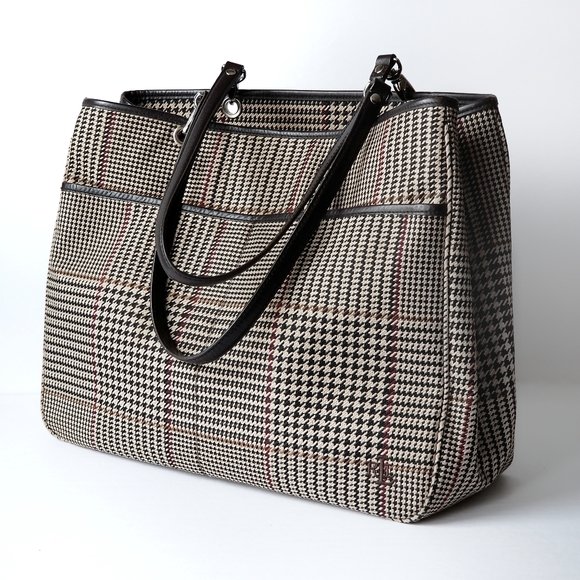 Lauren Ralph Lauren Handbags - Lauren Ralph Lauren | Houndstooth Shoulder Bag